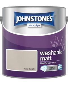 Johnstone's Washable Matt Paint - Taupe Delight - 2.5L