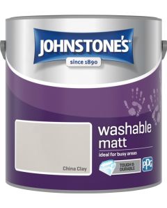 Johnstone's Washable Matt Paint - China Clay - 2.5L