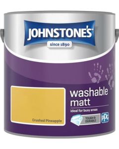 Johnstone's Washable Matt Paint - Crushed Pineapple - 2.5L