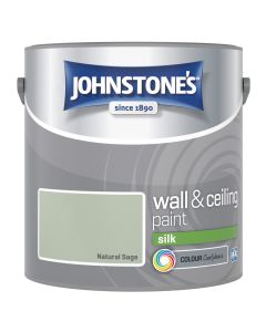 Johnstone's Wall & Ceiling Silk Paint - Natural Sage - 2.5L