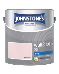 Johnstone's Wall & Ceiling Matt Paint - Rosebud - 2.5L