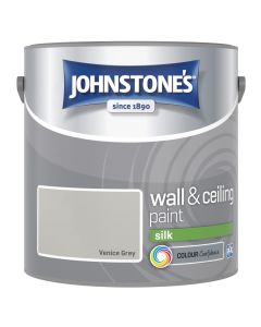 Johnstone's Wall & Ceiling Silk Paint - Venice Grey - 2.5L