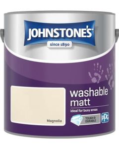 Johnstone's Washable Matt Paint - Magnolia - 2.5L