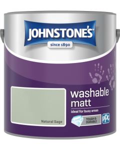 Johnstone's Washable Matt Paint - Natural Sage - 2.5L