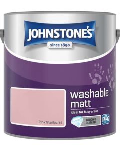 Johnstone's Washable Matt Paint - Pink Starbust - 2.5L