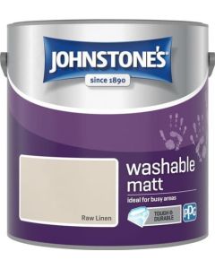 Johnstone's Washable Matt Paint - Raw Linen - 2.5L