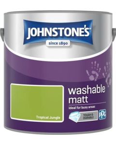 Johnstone's Washable Matt Paint - Tropical Jungle - 2.5L