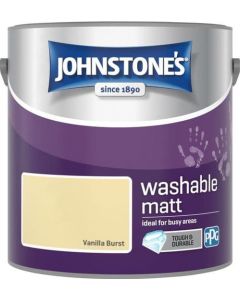 Johnstone's Washable Matt Paint - Vanilla Burst - 2.5L