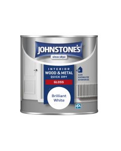 Johnstone's Quick Dry Gloss - Brilliant White - 250ml