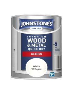 Johnstone's Quick Dry Gloss - White Whisper - 750ml