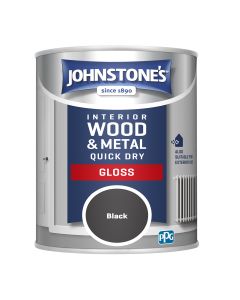 Johnstone's Quick Dry Gloss - Black - 750ml