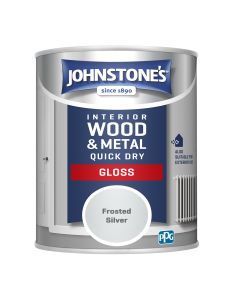 Johnstone's Quick Dry Gloss - Frosted Silver - 750ml