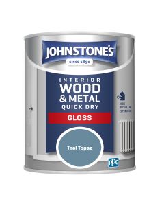 Johnstone's Quick Dry Gloss - Teal Topaz - 750ml