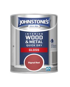 Johnstone's Quick Dry Gloss - Signal Red - 750ml