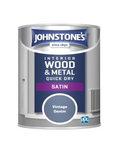 Johnstone's Quick Dry Satin - Vintage Denim - 750ml