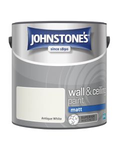 Johnstone's Wall & Ceiling Matt Paint - Antique White - 2.5L