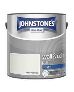 Johnstone's Wall & Ceiling Matt Paint - Silver Feather - 2.5L