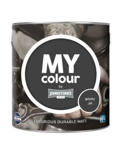 Johnstone's My Colour Durable Matt Paint - Whitby Jet - 2.5L