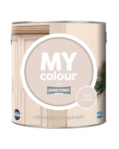 Johnstone's My Colour Durable Matt Paint - Peach Pudding - 2.5L