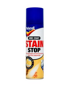 Polycell One Coat Stain Stop Aerosol - 250ml