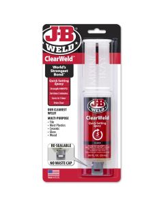 J-B WELD 50112UK ClearWeld Epoxy Syringe - 25ml