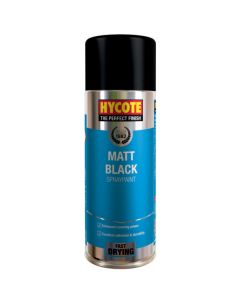 Hycote XUK027 Matt Black Aerosol - 400ml