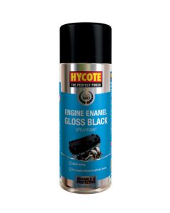 Hycote XUK0121 Gloss Black Engine Enamel Aerosol - 400ml