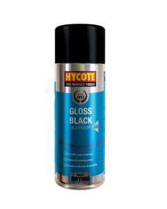 Hycote XUK432 Bodyshop Gloss Black Aerosol - 400ml