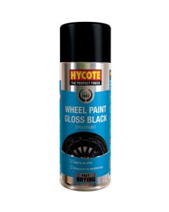 Hycote XUK991 Gloss Black Wheel Paint Aerosol - 400ml