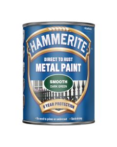 Hammerite Direct To Rust Metal Paint -  Smooth Dark Green - 750ml