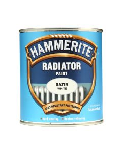 Hammerite Radiator Paint - Satin White - 500ml