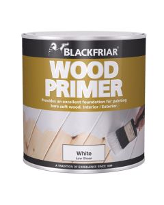 Blackfriar Wood Primer (Low Sheen) White - 250ml