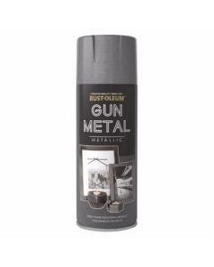 Rust-Oleum Metallic Spray Paint - Gun Metal - 400ml