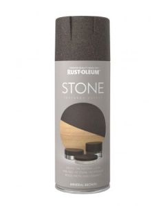 Rust-Oleum Stone Textured Spray Paint - Mineral Brown - 400ml