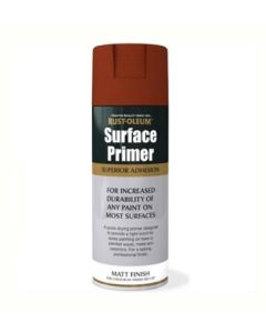 Rust-Oleum Surface Primer (Matt) Spray Paint - Red - 400ml