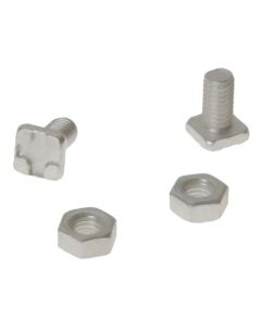 ALM GH004 Square Glaze Bolts & Nuts - Pack of 20