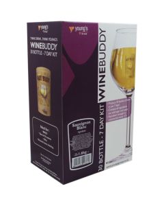 Young's Wine Buddy Sauvignon Blanc Wine Making Kit - 30 Bottles