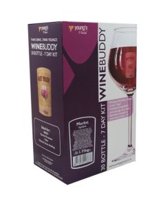 Young's Wine Buddy Merlot Wine Making Kit - 30 Bottles