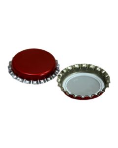 Young's Metal Crown Caps - Red - Pack of 40