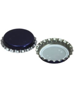 Young's Metal Crown Caps - Blue - Pack of 40