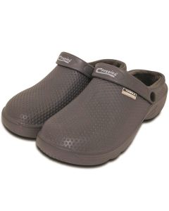 Town & Country Fleecy Cloggies - Charcoal  - Size 4