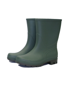 Town & Country Original Half Length Wellington Boots - Green - Size 4