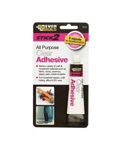 Everbuild Stick 2 All Purpose Clear Adhesive - 30ml