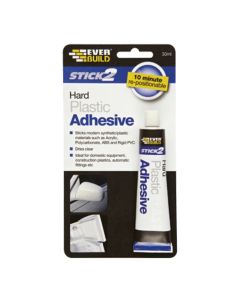 Everbuild Stick 2 Hard Plastic Adhesive - 30ml