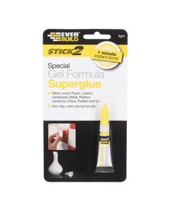 Everbuild Stick 2 Superglue Gel - 3g