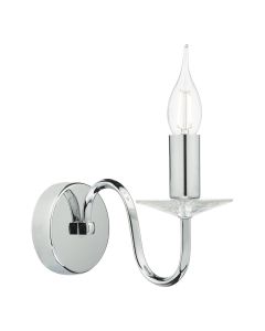 DAR PIQ0750 Pique Wall Light - Polished Chrome