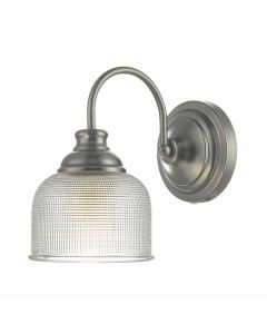 DAR TAC0761 Tack Single Wall Light - Antique Chrome