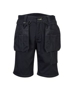 Portwest PW345 PW3 Holster Work Shorts - Black - 30R