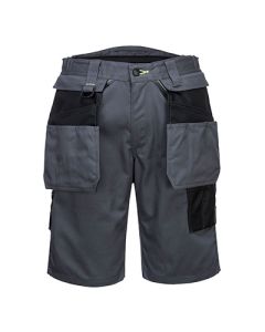 Portwest PW345 PW3 Holster Work Shorts - Grey/Black - 30R