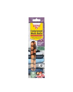 Zero In Cedarwood Moth & Larvae Balls - 20 Balls